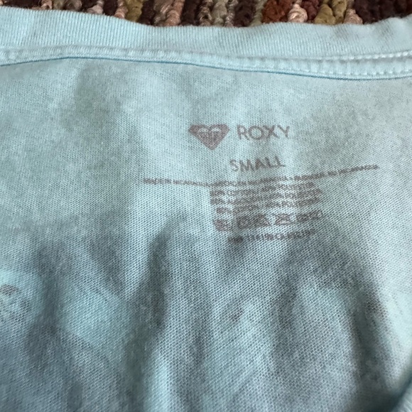 Roxy Blue Short Sleeve Relaxed T-Shirt - Picture 2 of 5